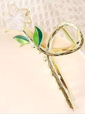 Flower Metal Sweet Mori System Grasp Hair Clip Accessorie